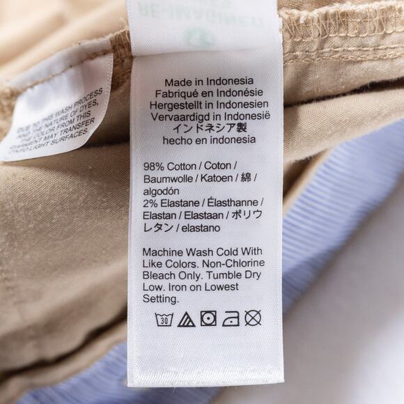 J Crew Slim Boyfriend Chino Pants Khaki Tan Classic Preppy Staple Capsule 32/14 - Picture 11 of 11